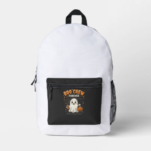 Boo Crew Forever Halloween-Geisterdesign_1 Bedruckter Rucksack
