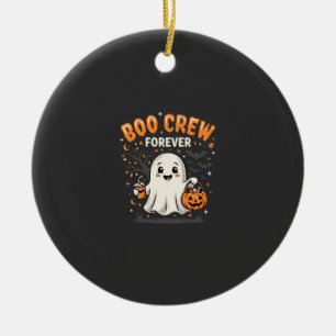 Boo Crew Forever Halloween-Geisterdesign_1 Keramik Ornament