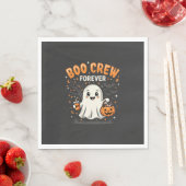 Boo Crew Forever Halloween-Geisterdesign_1 Serviette (Beispiel)