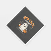 Boo Crew Forever Halloween-Geisterdesign_1 Serviette (Ecke)
