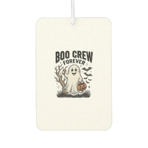 Boo Crew Forever Vintage Geist Halloween-Shirt Des Autolufterfrischer