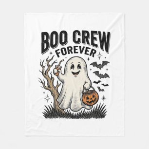 Boo Crew Forever Vintage Geist Halloween-Shirt Des Fleecedecke