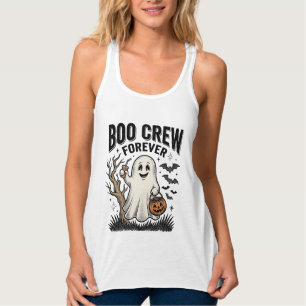 Boo Crew Forever Vintage Geist Halloween-Shirt Des Tank Top