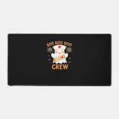 Boo Crew Funny Ghost Spooky Halloween Nurse T-Shir Schreibtischunterlage (Vorderseite)