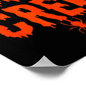 Boo Crew Funny Halloween Shirt For Group Costume F Poster (Ecke)