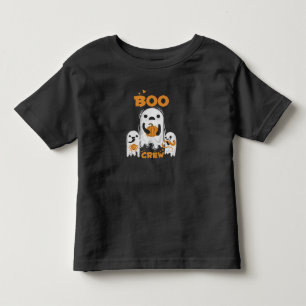 Boo Crew Geist Kleinkind Halloween T-shirt