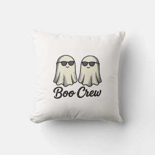 Boo Crew Geister Vintage Halloween-Shirt-Design_1 Kissen