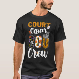 Boo Crew Ghost Cooking Halloween Mat T-Shirt
