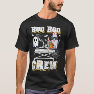 Boo Crew Ghost EMS EMT Paramedic Nurse Hallowe T-Shirt