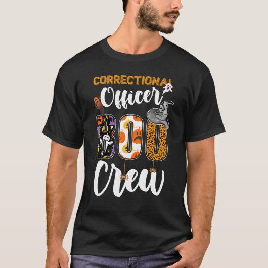 Boo Crew Ghost Funny Hallowee T-Shirt (Vorderseite)