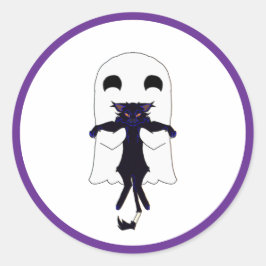 Boo Crew Ghost & Scraggy Black Cat Sticker Sheet