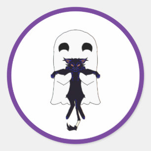 Boo Crew Ghost & Scraggy Black Cat Sticker Sheet