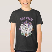 Boo Crew Ghosts Halloween Tri-Blend Shirt (Vorderseite)
