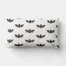 Boo Crew Gone Bat-ty Lumbar Throw Pillow Lendenkissen