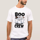 Boo-Crew Halloween-Familienspiel T-Shirt (Vorderseite)
