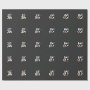 Boo Crew Halloween-Geisterdesign_1 Geschenkpapier