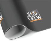 Boo Crew Halloween-Geisterdesign_1 Geschenkpapier (Rolleneckpunkt)
