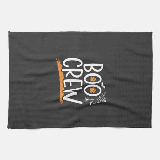 Boo Crew Halloween-Geisterdesign_1 Geschirrtuch (Horizontal)