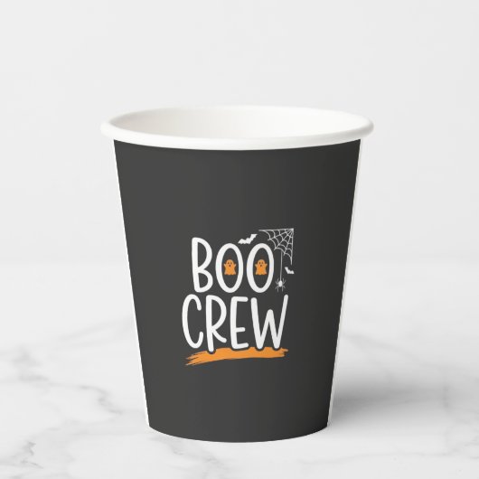Boo Crew Halloween-Geisterdesign_1 Pappbecher (Vorderseite)