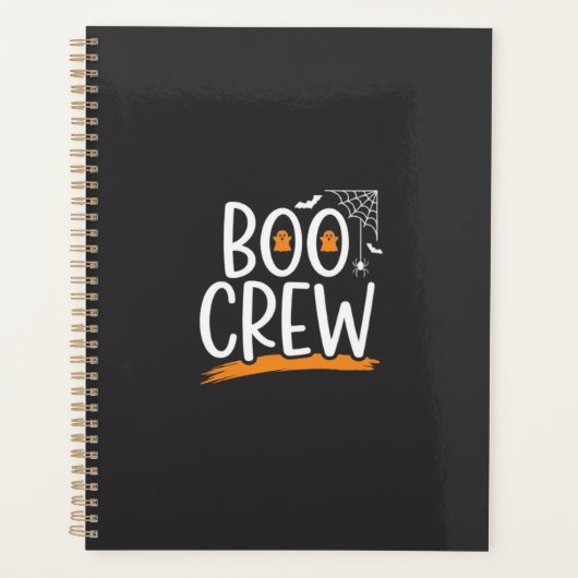 Boo Crew Halloween-Geisterdesign_1 Planer (Vorderseite)