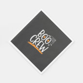 Boo Crew Halloween-Geisterdesign_1 Serviette (Ecke)
