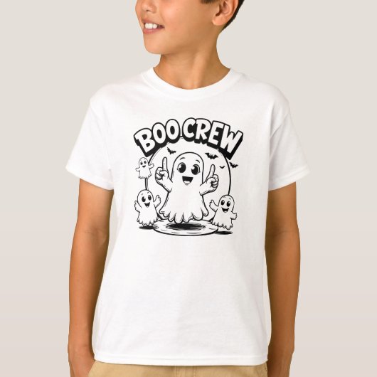 Boo Crew Halloween Ghosts T-Shirt (Vorderseite)