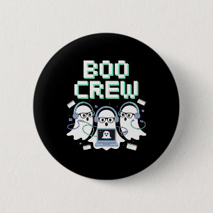 Boo-Crew Halloween IT-Help-Desk-Support-Steg Button