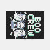 Boo-Crew Halloween IT-Help-Desk-Support-Steg Fleecedecke (Vorderseite (Horizontal))