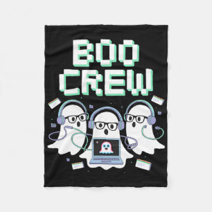 Boo-Crew Halloween IT-Help-Desk-Support-Steg Fleecedecke