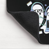 Boo-Crew Halloween IT-Help-Desk-Support-Steg Mousepad (Ecke)