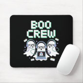 Boo-Crew Halloween IT-Help-Desk-Support-Steg Mousepad (Mit Mouse)