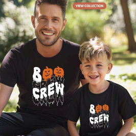 Boo Crew Halloween Matching Familie Männer T-Shirt
