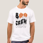 Boo Crew Halloween Matching Familie Männer T-Shirt (Vorderseite)