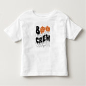 Boo Crew Halloween Matching Familienkind Kleinkind T-shirt (Vorderseite)