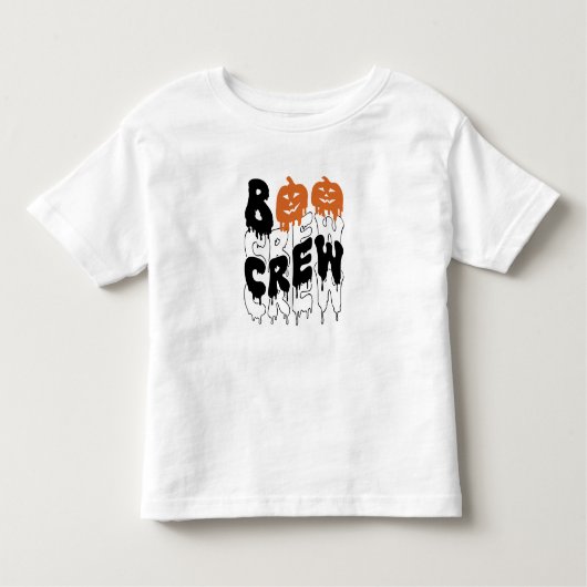 Boo Crew Halloween Matching Familienkind Kleinkind T-shirt (Vorderseite)