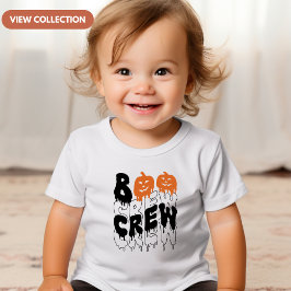 Boo Crew Halloween Matching Familienkind Kleinkind T-shirt