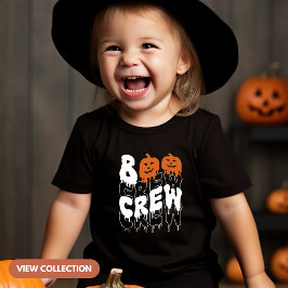 Boo Crew Halloween Matching Familienkind Kleinkind T-shirt