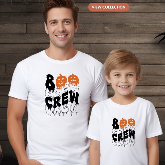 Boo Crew Halloween Matching Family Boys T-Shirt