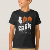 Boo Crew Halloween Matching Family Boys T-Shirt (Vorderseite)