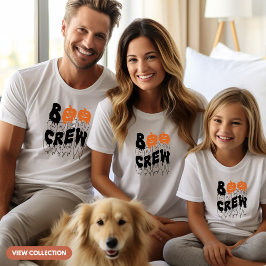 Boo Crew Halloween Matching Family Girls T-Shirt