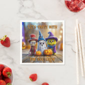 Boo Crew Halloween-Party Ghost Skelettmonster Serviette (Beispiel)