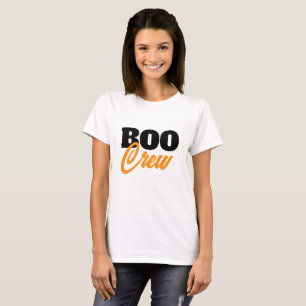 Boo Crew Halloween-Party White T-Shirt