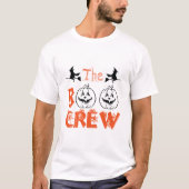 Boo Crew Hexches Pumpkins Matching T-Shirt (Vorderseite)