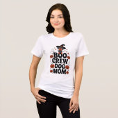 Boo Crew Hunde-Mama Tri-Blend Shirt (Vorderseite voll)