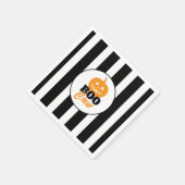 Boo Crew Jack O Lantern Halloween Party Serviette (Ecke)