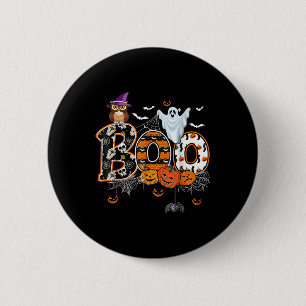 Boo Crew Junggeselinnen-Abschied Halloween Witchy Button