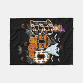 Boo Crew Junggeselinnen-Abschied Halloween Witchy Fleecedecke (Vorderseite (Horizontal))