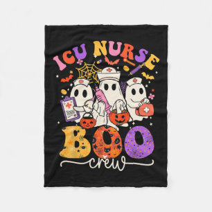 Boo Crew Kostüm Funny Nurse Ghost Halloween Fleecedecke