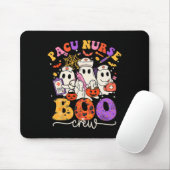 Boo Crew Kostüm Funny Nurse Ghost Halloween Mousepad (Mit Mouse)