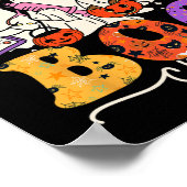 Boo Crew Kostüm Funny Nurse Ghost Halloween Poster (Ecke)